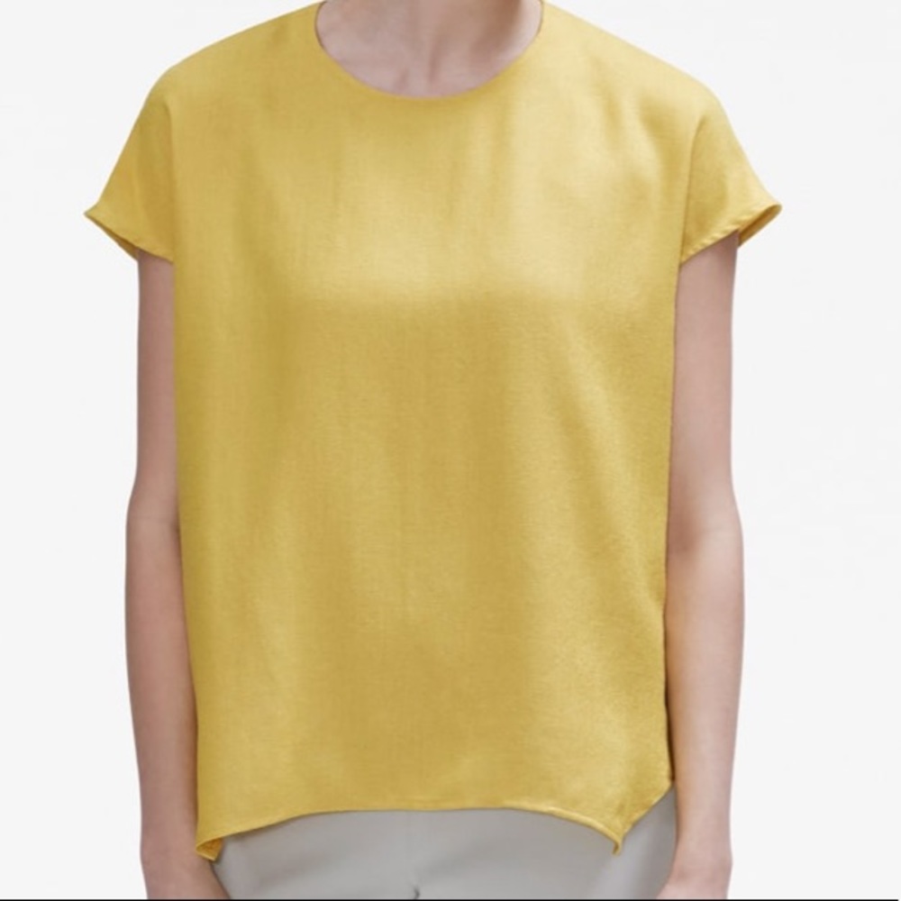 MM LaFleur Didion Top in goldenrod XS